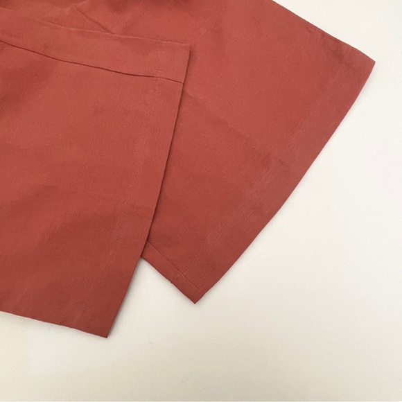 Aritzia Wander Wide Leg Linen Blend Cropped Pants - Picture 9 of 10